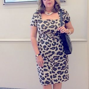 Banana Republic animal print dress Size 14